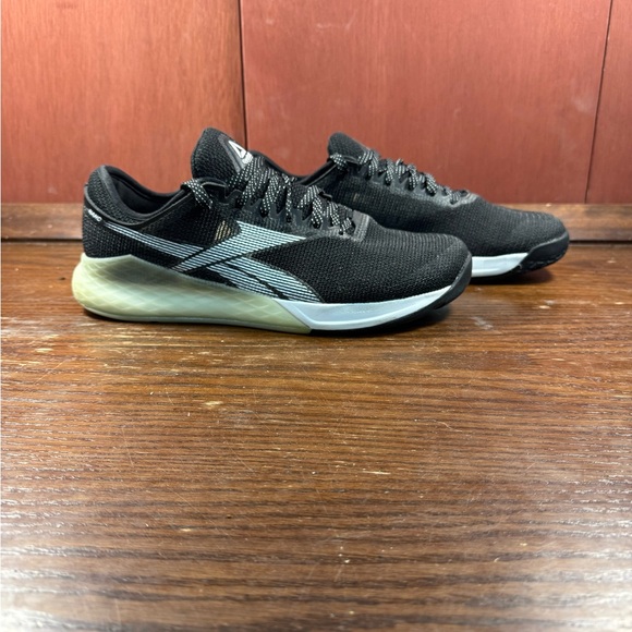Reebok Mens Crossfit Nano 9 FU6826 Black Running Shoes Sneakers Size 10.5 - Picture 2 of 7